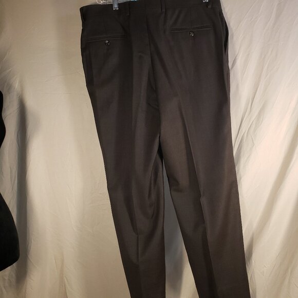 Jos. A. Bank Travelers' Collection Tailored Fit Charcoal Dress Pants - 36W/28" - Picture 3 of 5